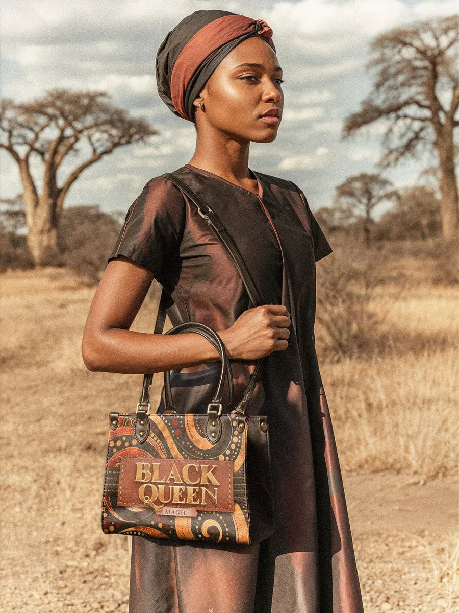 "Makeda" Leather Handbag