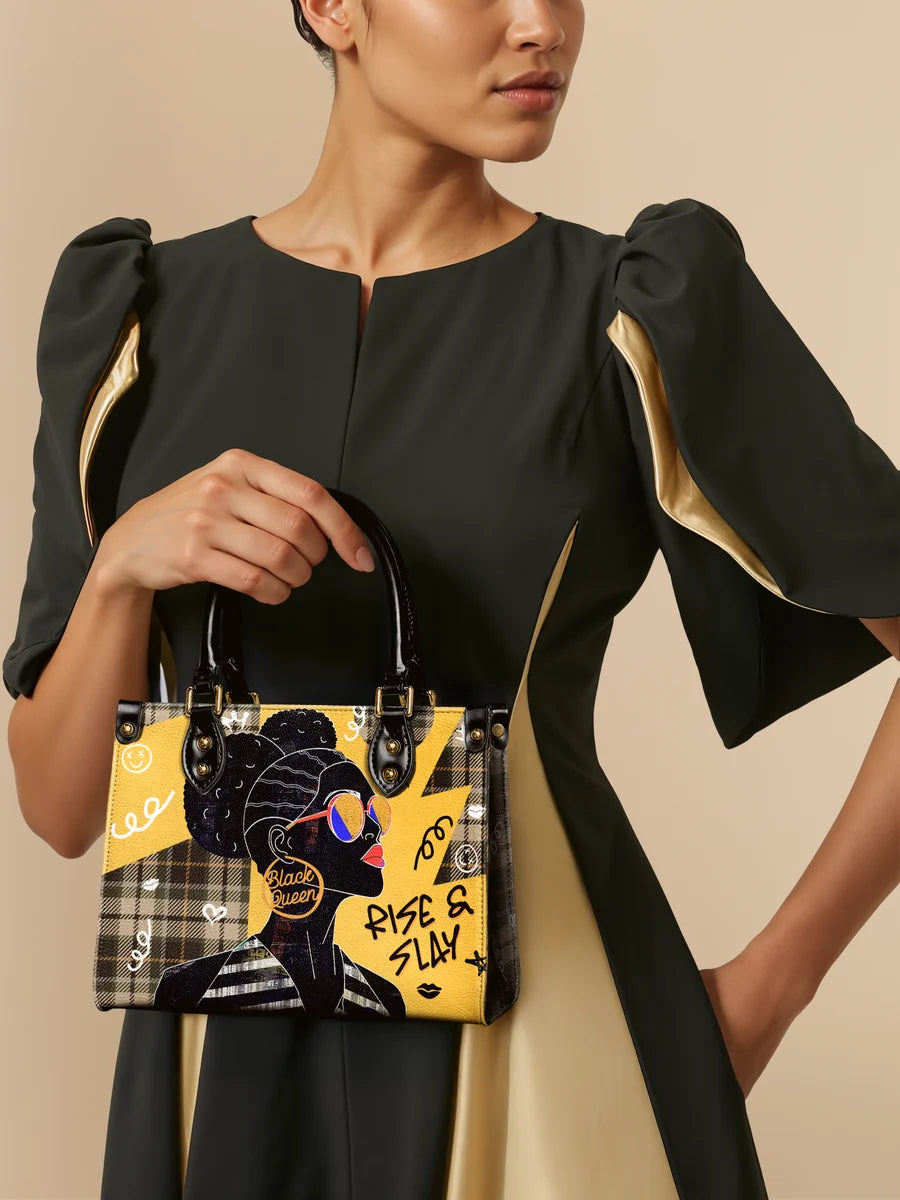"Sanaa" Cornbread Leather Handbag