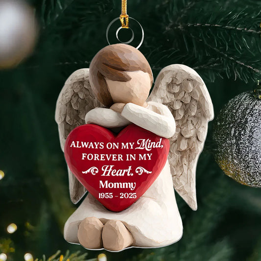 Angel Of Memory - Personalized 1-Layer Acrylic Ornament