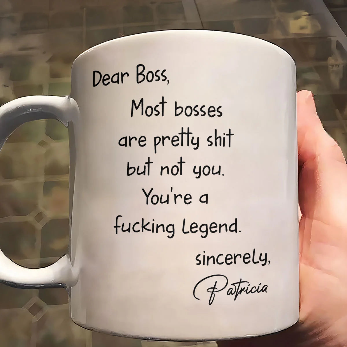 You Are A Legend - Personalized Ceramic Coffee Mug