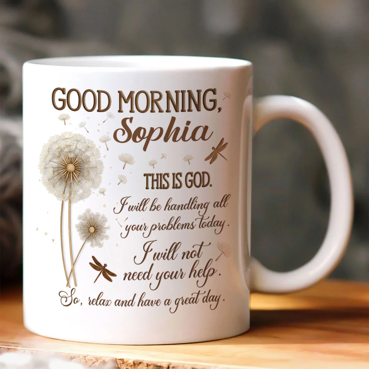 Positive Morning | Personalized Ceramic Coffee Mug