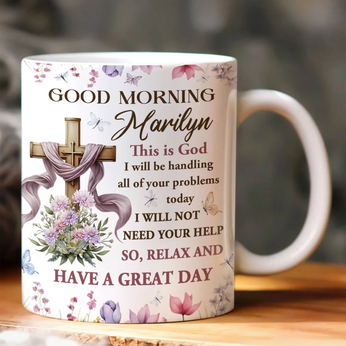 Good Morning This Is God | Personalized Ceramic Coffee Mug
