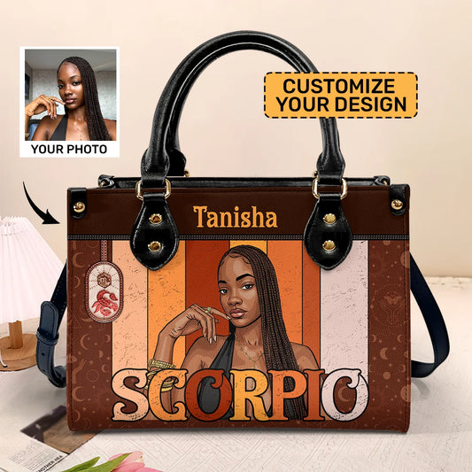 Horoscope - Personalized Leather Handbag
