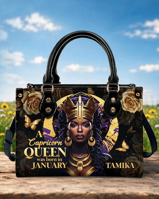 You Are A Queen – Personalized Leather Handbag