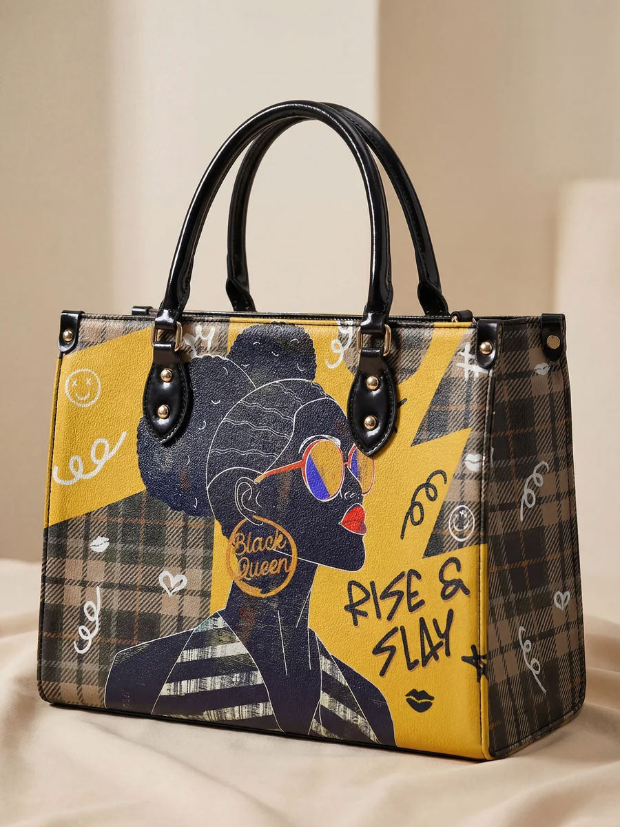 "Sanaa" Cornbread Leather Handbag