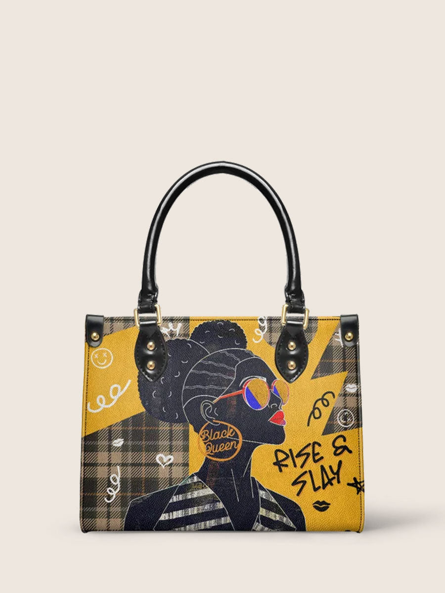 "Sanaa" Cornbread Leather Handbag