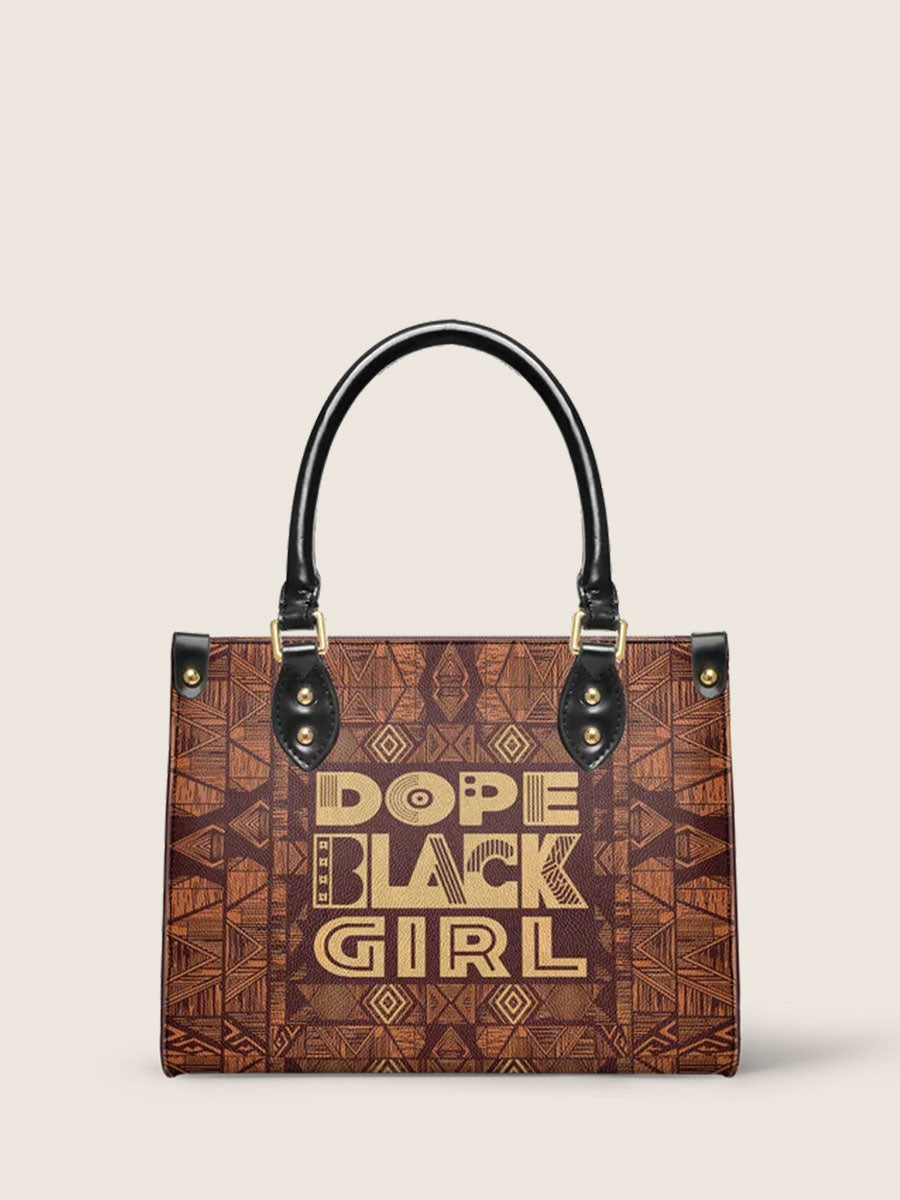 "Dope Black Girl" Leather Handbag