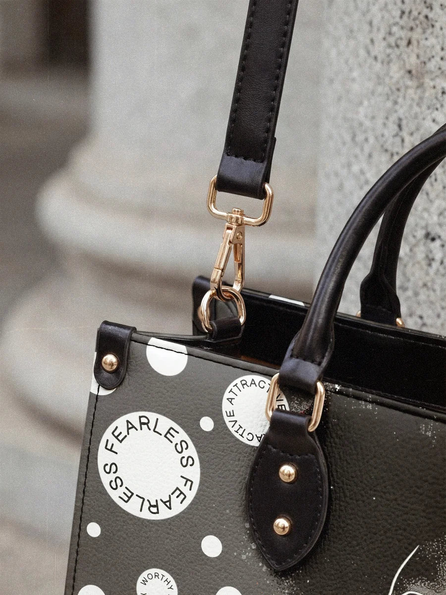 "Fahari" Monochrome Leather Handbag