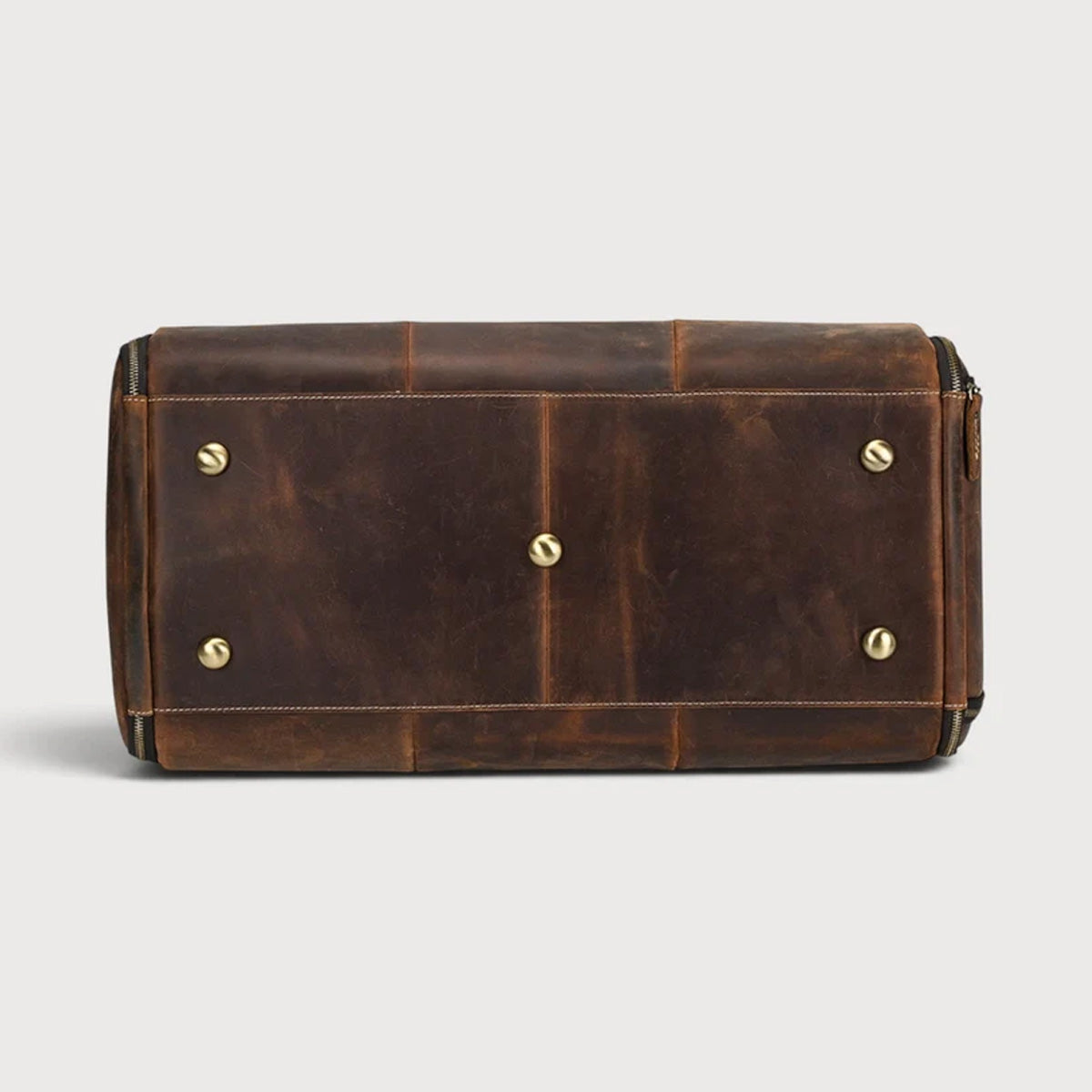 Premium Leather Carry-On Garment Duffel Bag