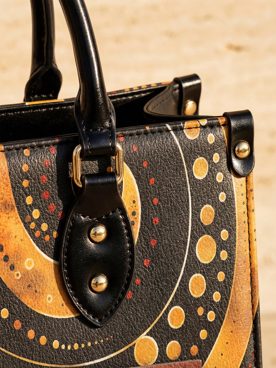 "Makeda" Leather Handbag
