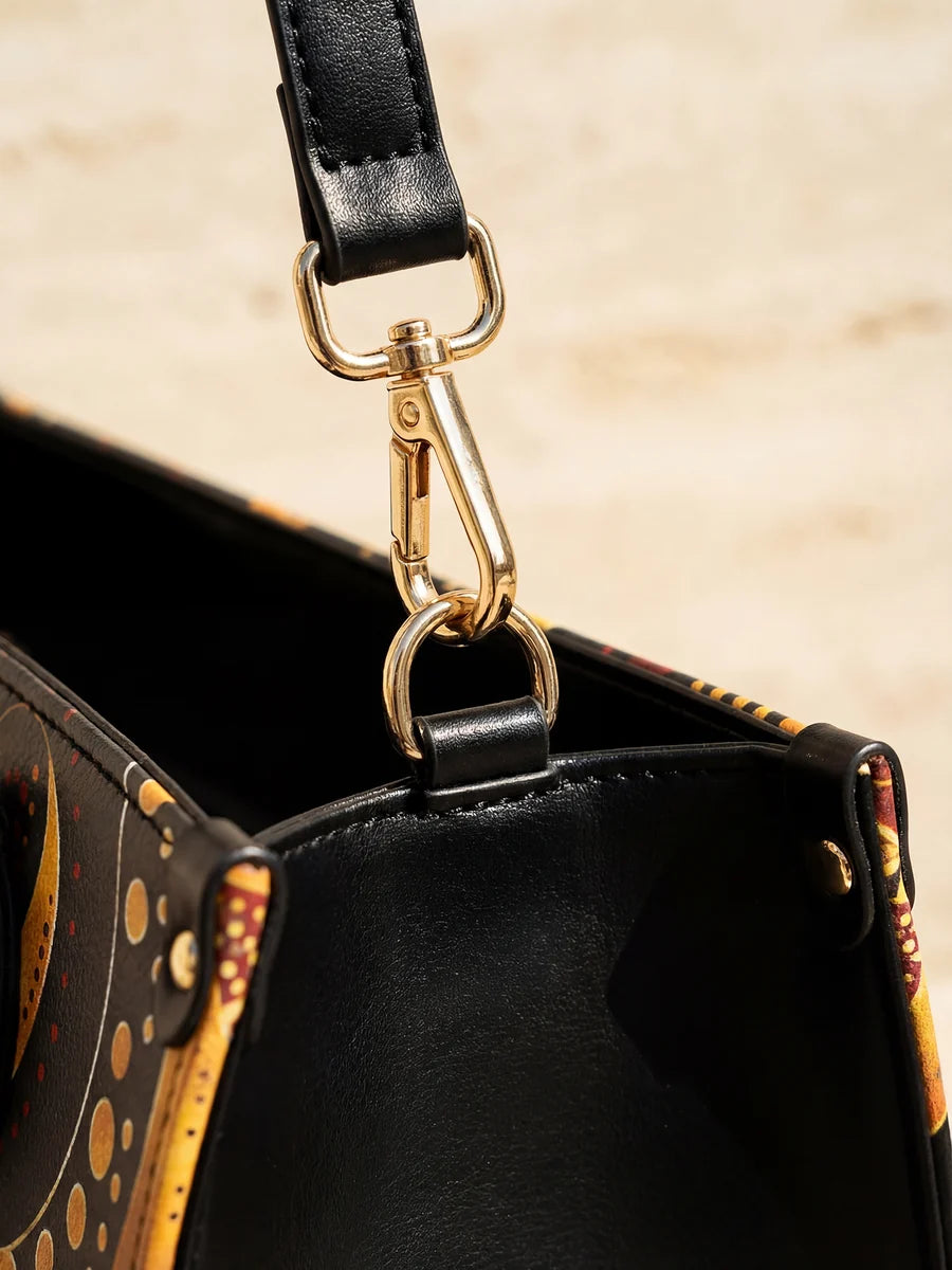 "Makeda" Leather Handbag