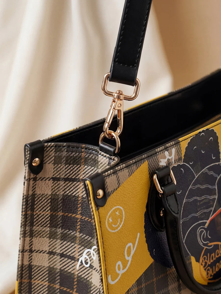 "Sanaa" Cornbread Leather Handbag