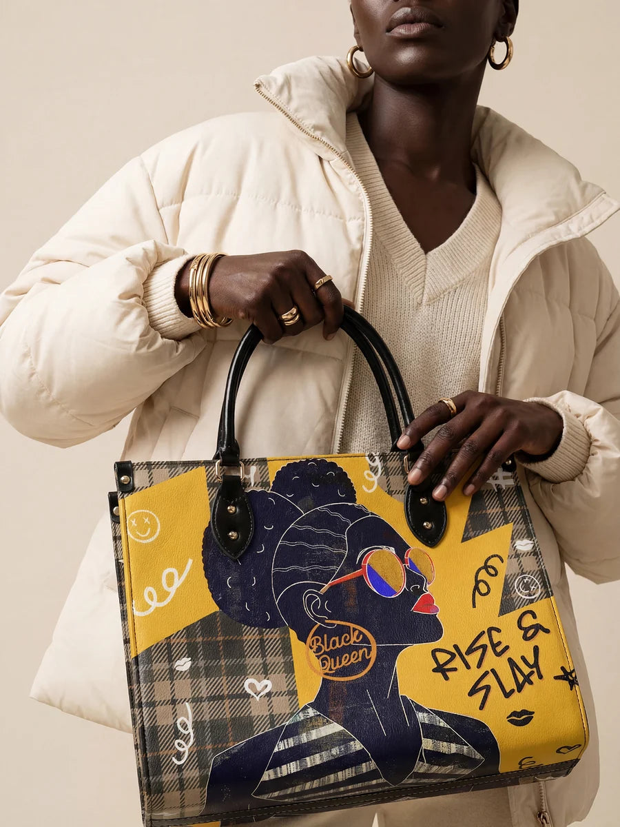 "Sanaa" Cornbread Leather Handbag