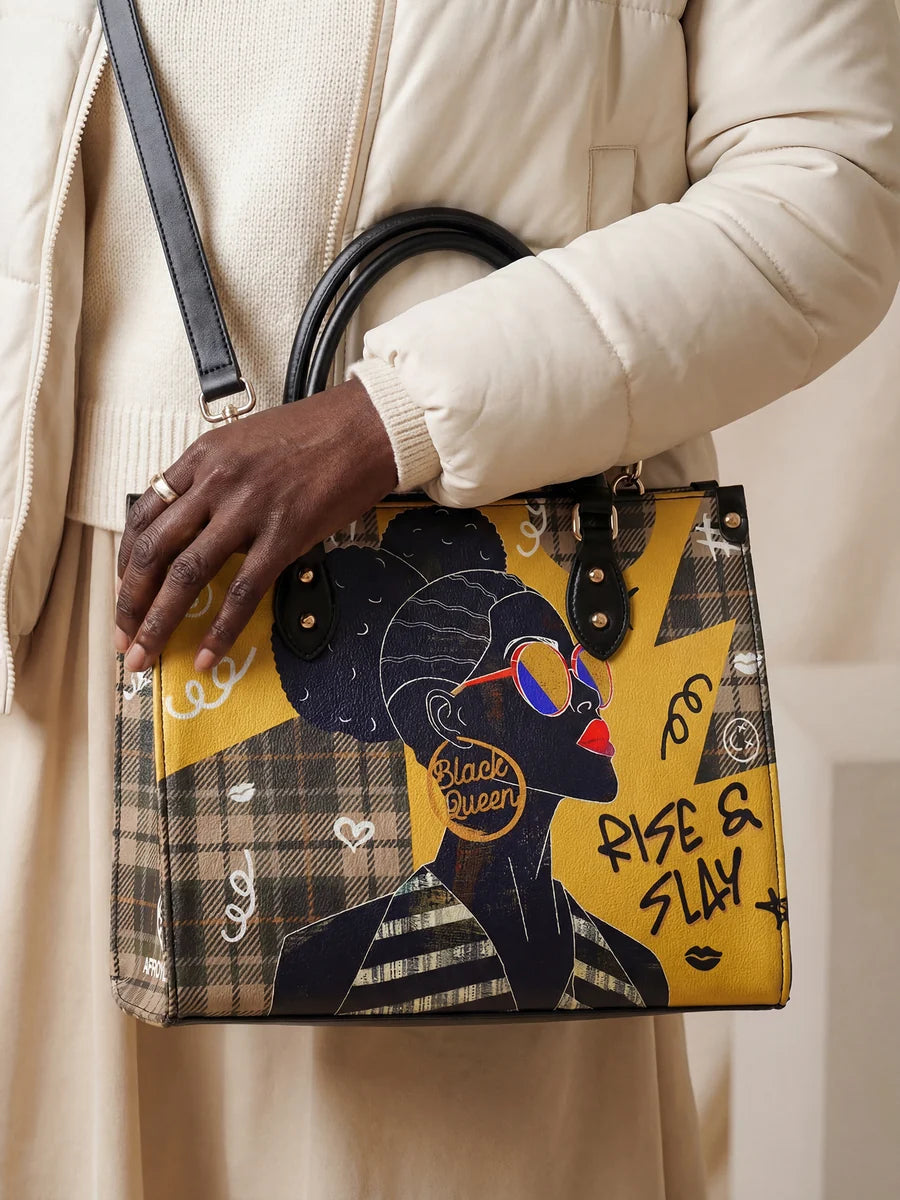 "Sanaa" Cornbread Leather Handbag