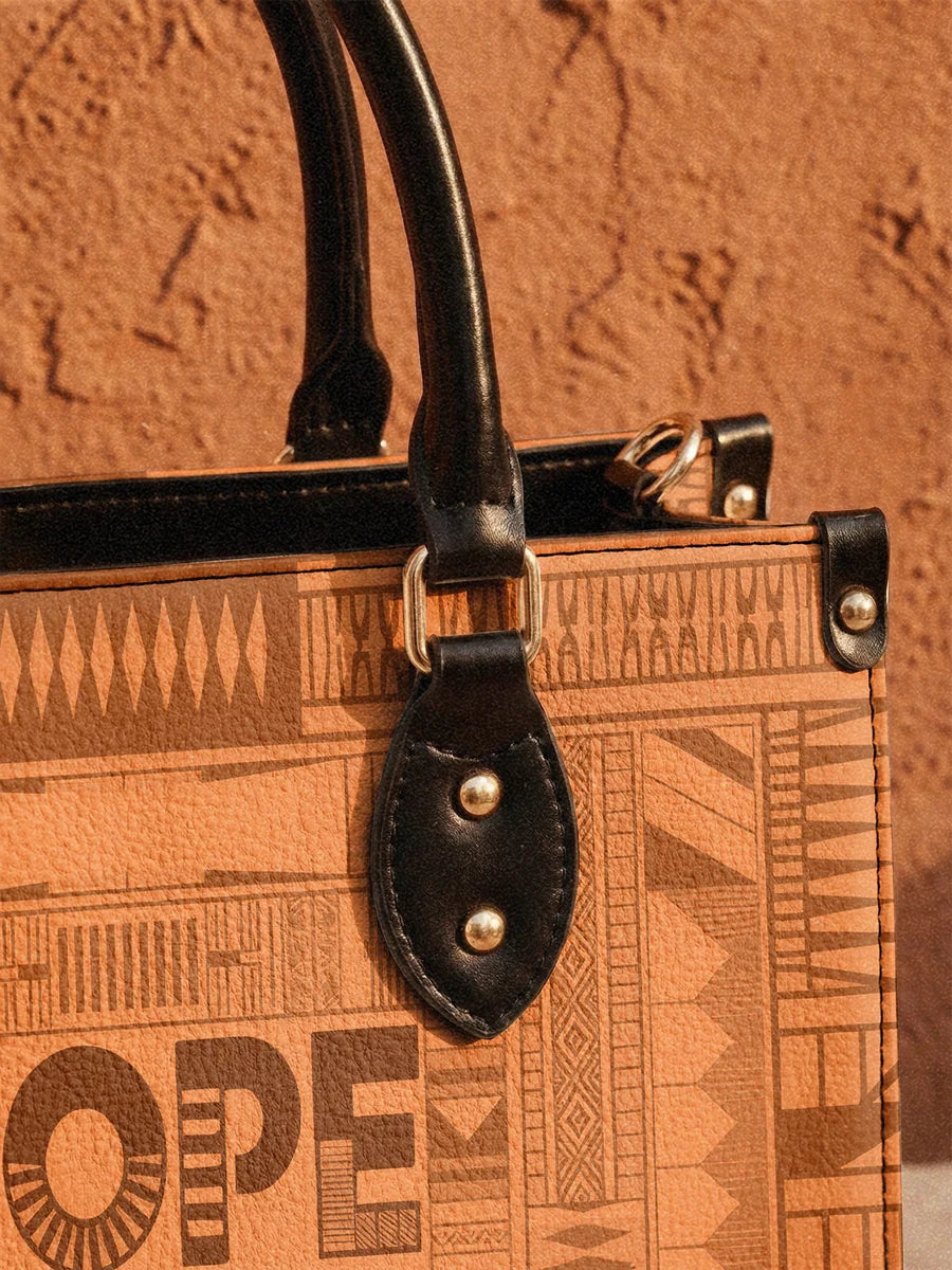 "Dope Black Mom" Leather Handbag